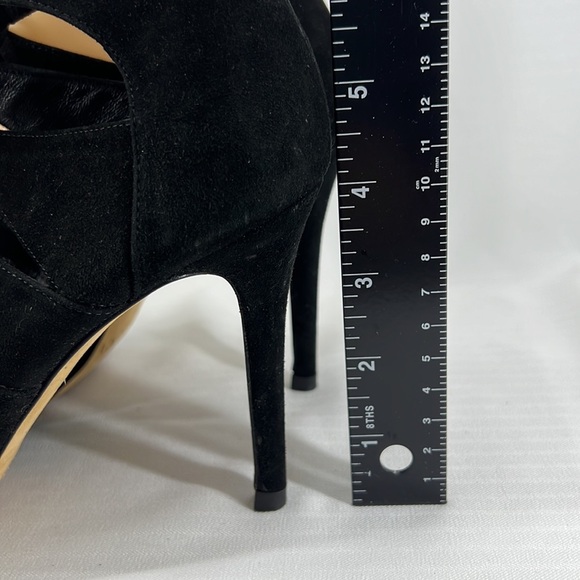 L.K. Bennett Honor Suede Lace-Up Bootie - Picture 5 of 10